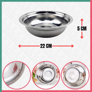 Bowl Stainless Steel [22CM]