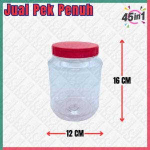 BC803 RED PET PLASTIC BOTTLE [JUAL PEK PENUH]