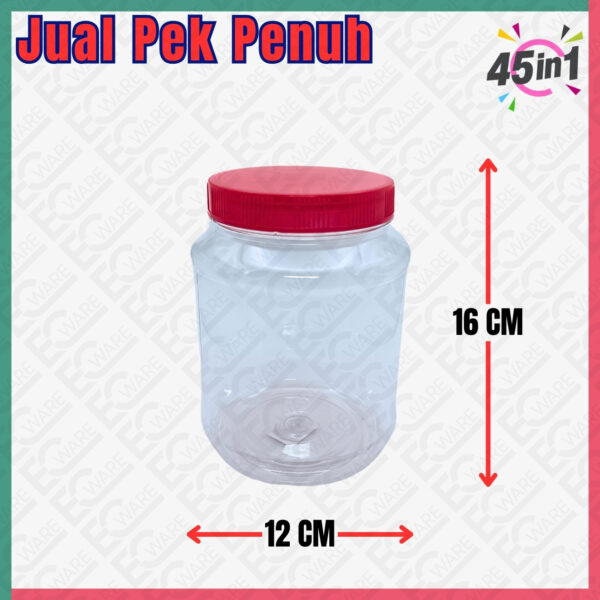 BC803 RED PET PLASTIC BOTTLE [JUAL PEK PENUH]