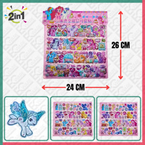 2 Ply 3D stickers MIX (M)