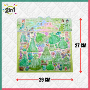 2 Ply 3D stickers (M)