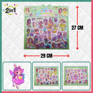 2 Ply 3D stickers MIX (M)