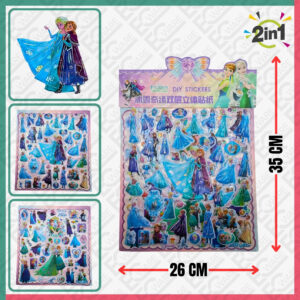 2 Ply 3D Stickers MIX (L)