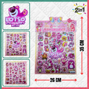 2 Ply 3D Stickers MIX (L)