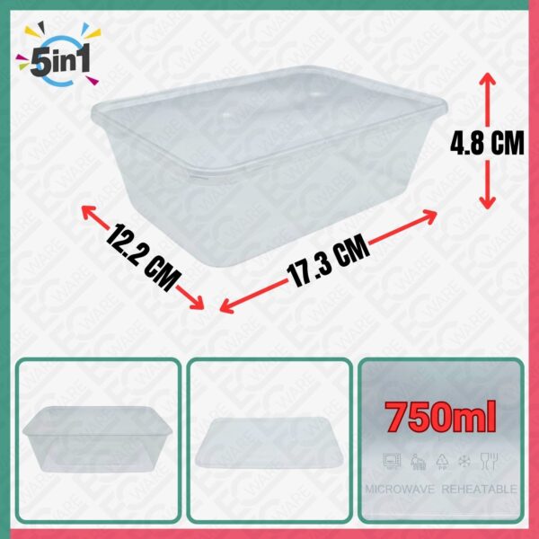 NISO PP750 M'wave Container [5IN1]