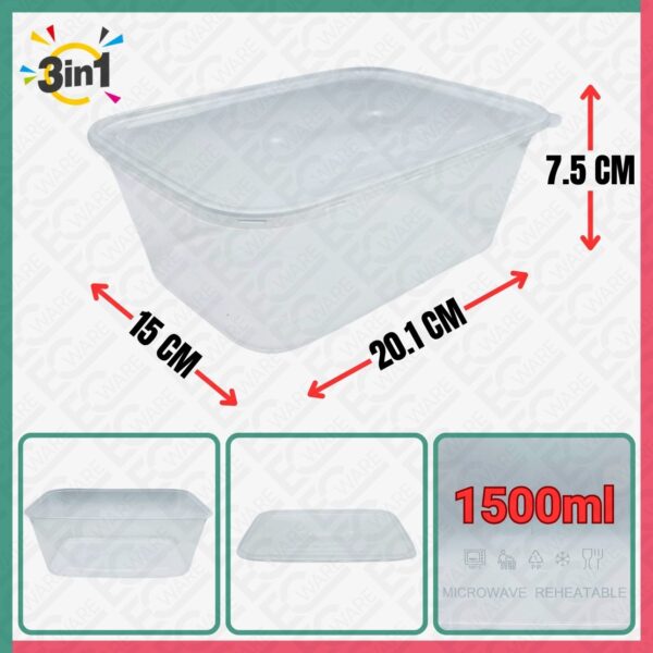 NISO PP1500 M'wave Container [3IN1]