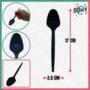 NISO SPOONBK-50S Black [50Pcs]