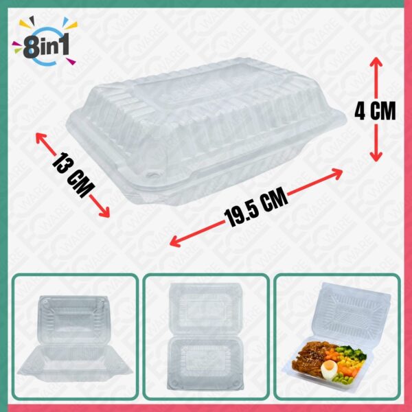 NISO PPLB8S-8s Disposable PP Lunch Box [8IN1]