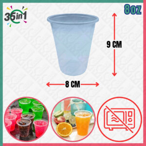 NISO PP8OZ-35'S Disposable Plastic Cup [35Pcs]