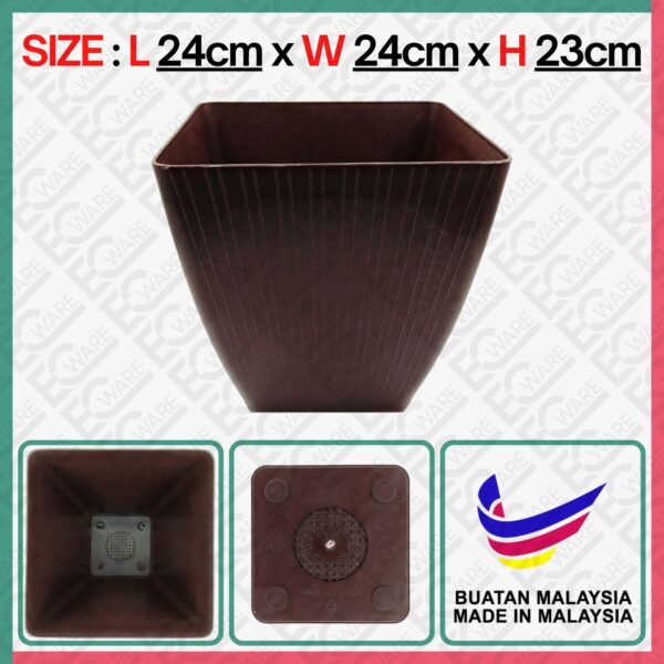 Flower Pot Square PP145-C