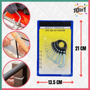 10Pcs Hex Allen Key Set