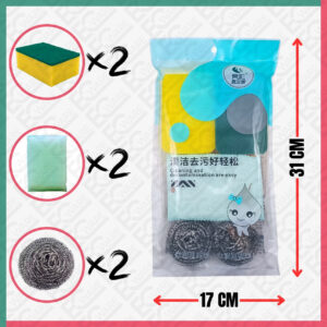 Kitchen Cleaning Set (6in1)