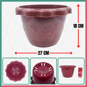 BIG 121 FLOWER POT 10″