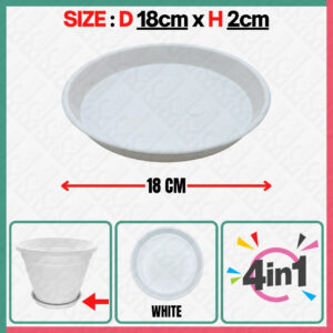 BIG 625W(4) Pot Saucer 7.5'' (4Pcs)