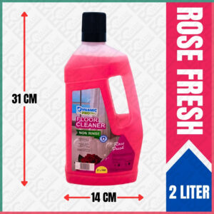 Dynamic Pro Plus Floor Cleaner Non Rinse Rose Fresh 2 Liter