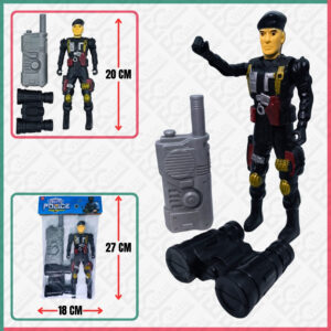 SPECIAL POLICE-3PCS BLACK POLICE SET