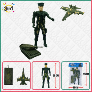 SPECIAL POLICE-3PCS SOLDIER SET