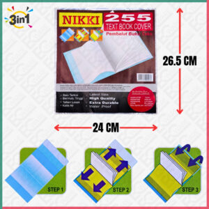 BC255 5S PVC TEXT BOOK COVER