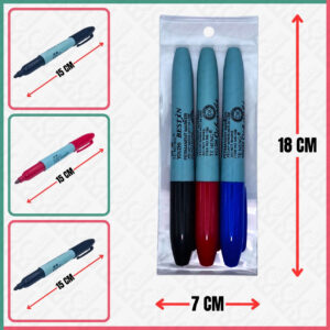 3PCS PERMANENT MARKER (MIX)