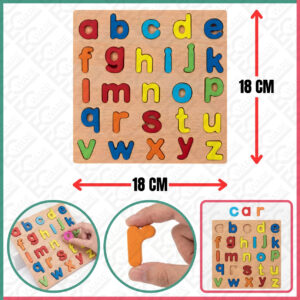 WOODEN ALPHABET PUZZLE [a-z]
