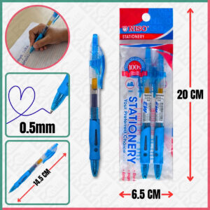NISO GEL PEN 0.5MM-BL (2IN1) M3BL05