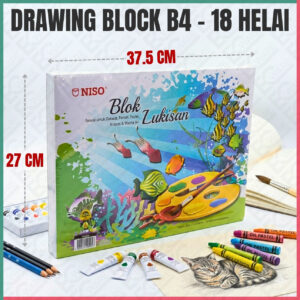 DRAWING BLOCK B4/18S/100GSM - DB100
