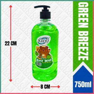 KILEI HAND WASH GREEN BREEZE 750ML