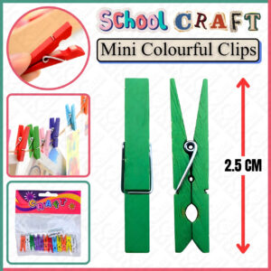 4001 CRAFT COL/FULL WOODEN CLIPS