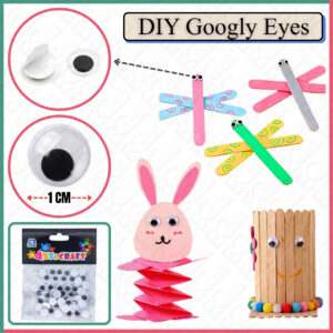 EYE DECO 1.0CM (BLACK) 50PCS