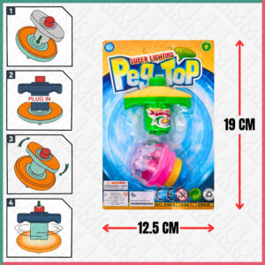 SUPER LIGHTING PEG TOP SPINNING-00966