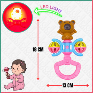 2 BELLS KABIBALA RATTLE HAND RING WITH LIGHT