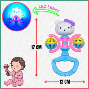 2 BELLS KITTY RATTLE HAND RING WITH LIGHT
