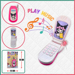 SANRIO HAND PHONE WITH LIGHT AND MUSIC